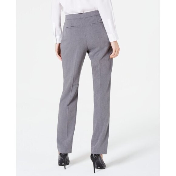 Alfani Women's Straight-Leg Grey Dress Pants NWT - Picture 3 of 9